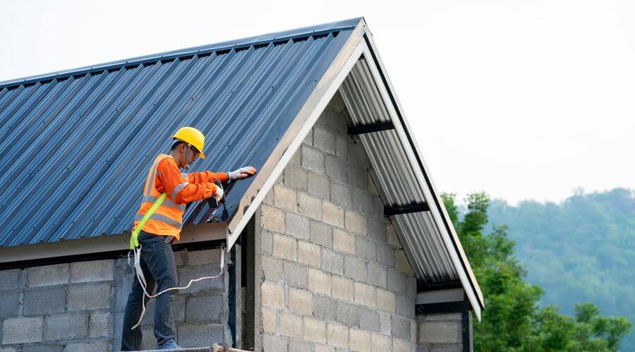 Professional metal roof installation in Haven, KS